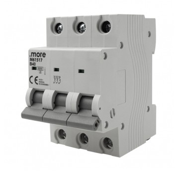 Wyłącznik nadprądowy 6kA 3P B40A "U"