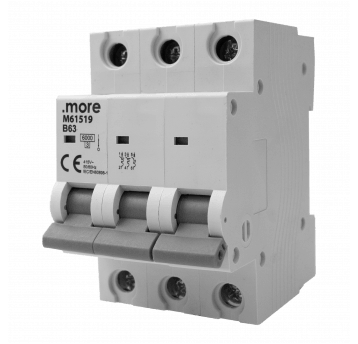 Wyłącznik nadprądowy 6kA 3P B63A "U"