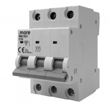 Wyłącznik nadprądowy 6kA 3P C10A "U"