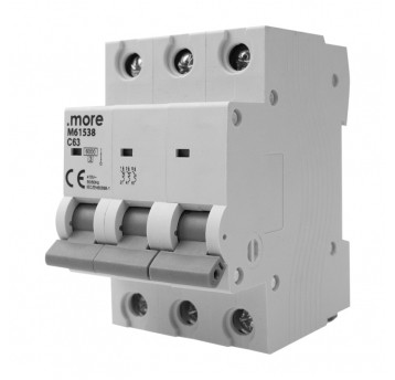 Wyłącznik nadprądowy 6kA 3P C63A "U"