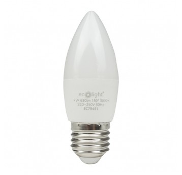 Żarówka LED CANDLE E27 7W 3000K 700lm