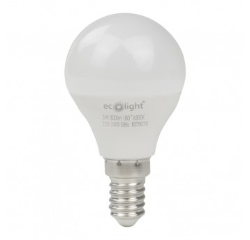 Żarówka LED GOLF BALL E14 3W 6500K 300lm