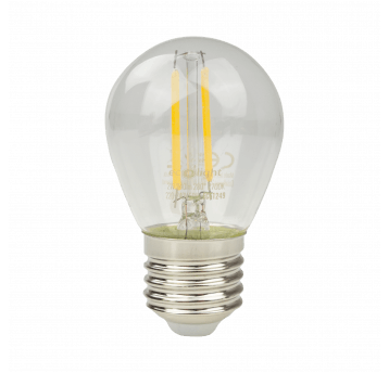 Żarówka LED GOLF BALL FILAMENT G45 2W E27 2700K 240lm