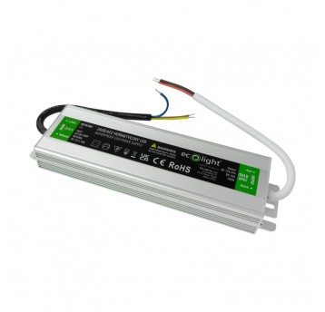 Zasilacz LED hermetyczny 120W 12V 10A 245x75x40