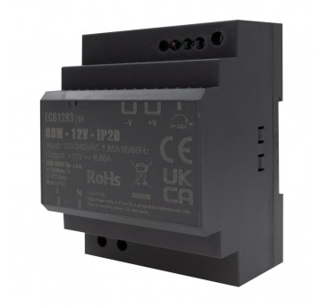 Zasilacz na szynę DIN PREMIUM 4M 12V 80W