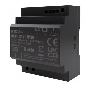 Zasilacz na szynę DIN PREMIUM 4M 24V 80W