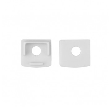 Zaślepka do profili GP01 GP02 GP03 z otworem biała 10szt.