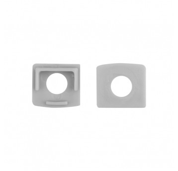 Zaślepka do profili GP01 GP02 GP03 z otworem szara 10szt.
