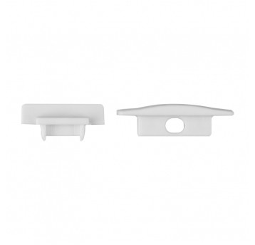 Zaślepka do profili P01 P02 P03 z otworem biała 10szt.