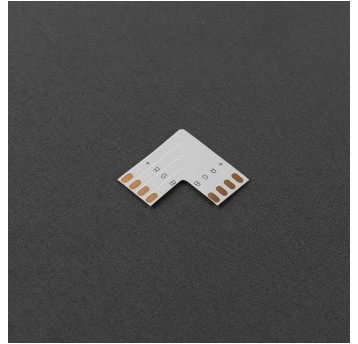 Złączka LED 10mm RGB kątowa "L"