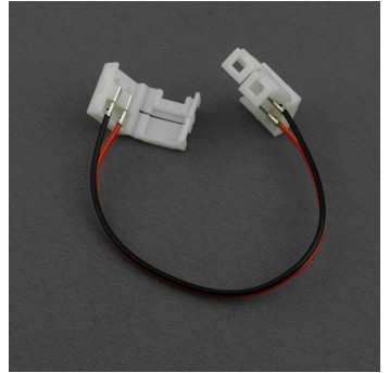 Złączka LED MONO 10mm dwustronna z przewodem IP63