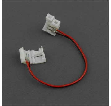 Złączka LED MONO 8mm dwustronna z przewodem IP63