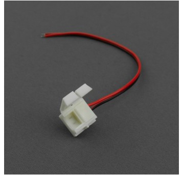 Złączka LED MONO 8mm jednostronna z przewodem IP63