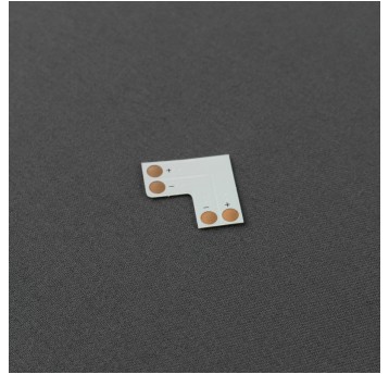Złączka LED MONO 8mm kątowa "L"
