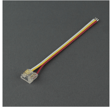 Złączka LED MONO CCT COB DIGITAL 10mm jednostronna zaciskowa Typ A z przewodem 10cm
