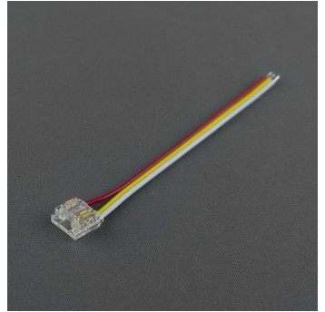 Złączka LED MONO CCT COB DIGITAL 10mm jednostronna zaciskowa Typ B z przewodem 10cm
