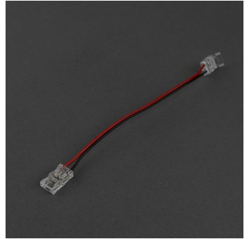 Złączka LED MONO COB 8mm dwustronna z przewodem