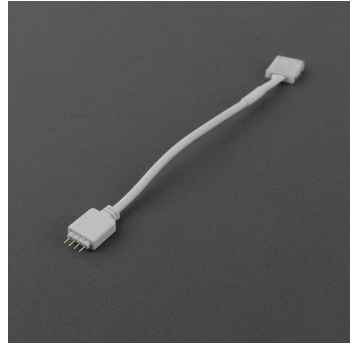 Złączka LED RGB 10mm 4 piny / zatrzask